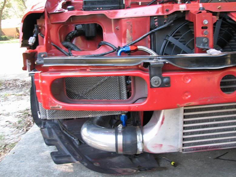 Installing an oil cooler on an RB25DET